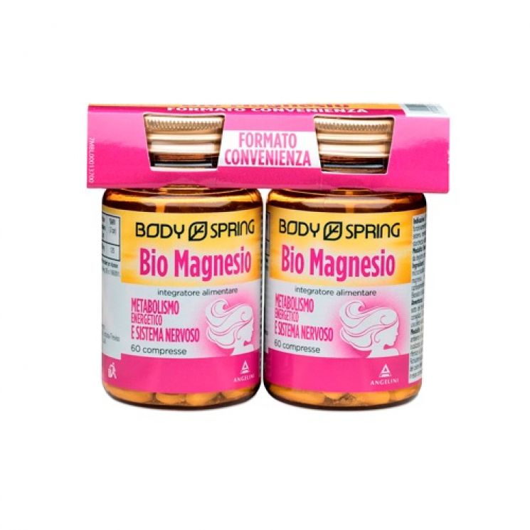 Body Spring Bipack Bio Magnesio 60 Compresse 2 Pezzi